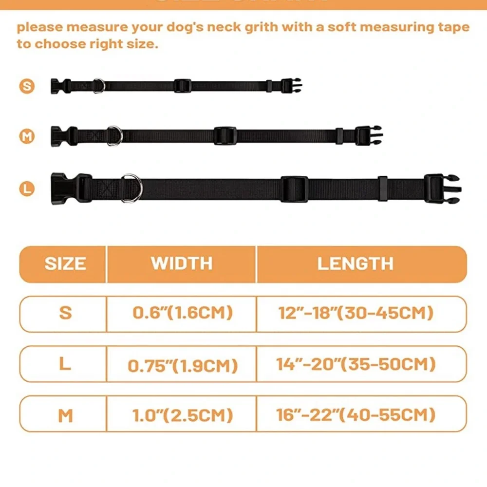 NEW! Dog Poop Bag Holder for Leash and 2 dog collar (Black)